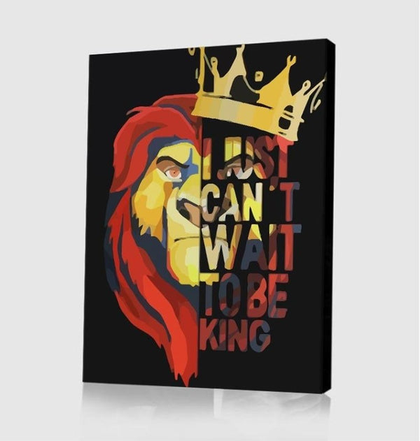 I Can'T Wait To Be King Canvas Set