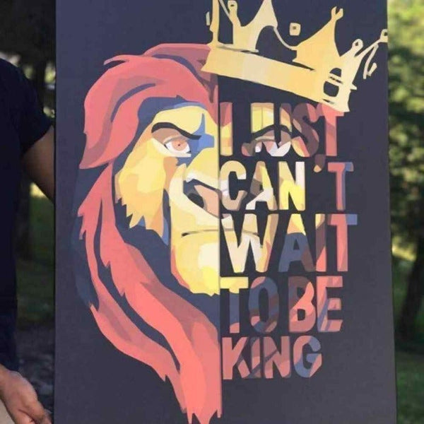 I Can'T Wait To Be King Canvas Set