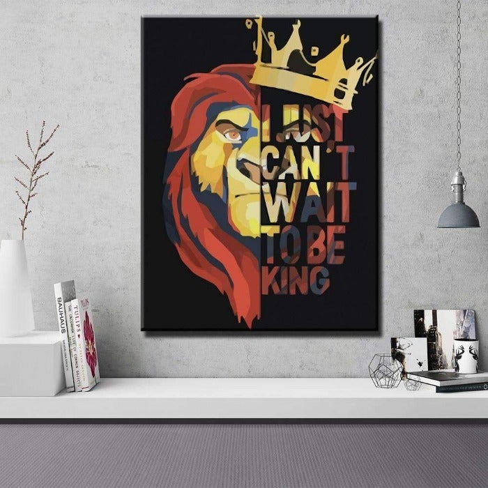 I Can'T Wait To Be King Canvas Set