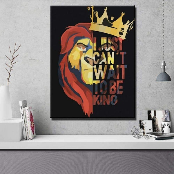 I Can'T Wait To Be King Canvas Set