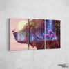 Inner life bear Canvas Set - FanaticPrintz