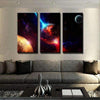Inside Planet Explosion Canvas Set