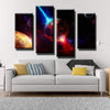Inside Planet Explosion Canvas Set