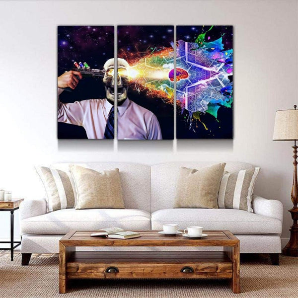 Intelligent Brains Out Canvas Set
