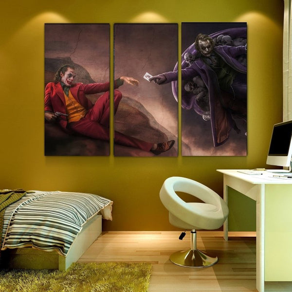 Joker In Michelangelo Style Canvas Set