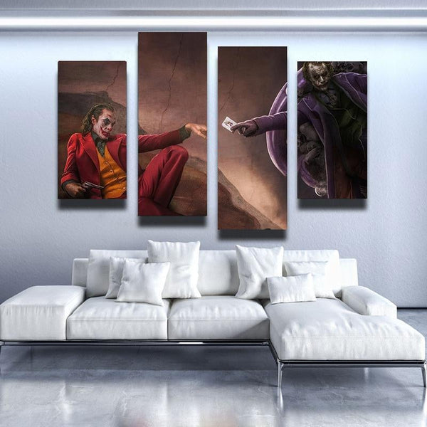 Joker In Michelangelo Style Canvas Set