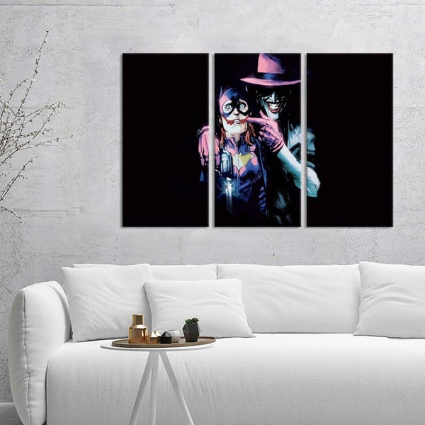 Joker And Quinn Canvas Set