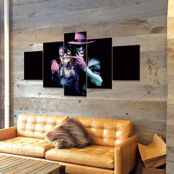 Joker And Quinn Canvas Set