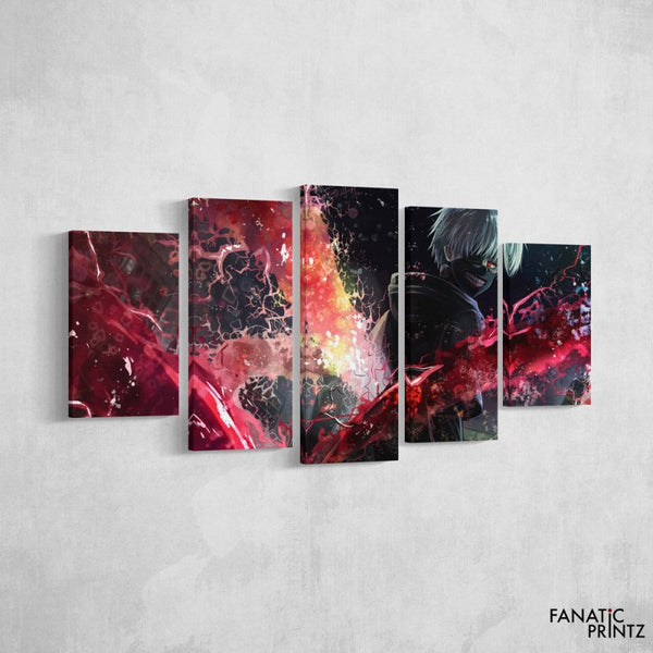 Kaneki Ken ( Tokyo Ghoul) Canvas Set - FanaticPrintz