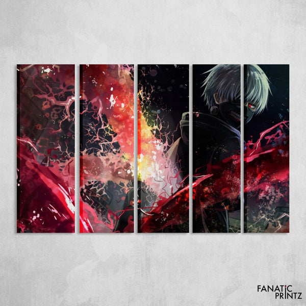 Kaneki Ken ( Tokyo Ghoul) Canvas Set - FanaticPrintz