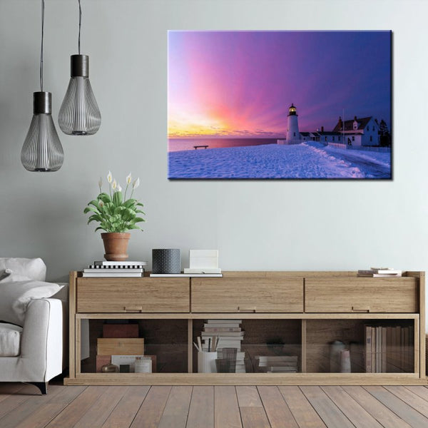 Light colorful sky house canvas set - FanaticPrintz