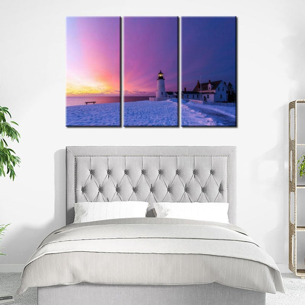 Light colorful sky house canvas set - FanaticPrintz