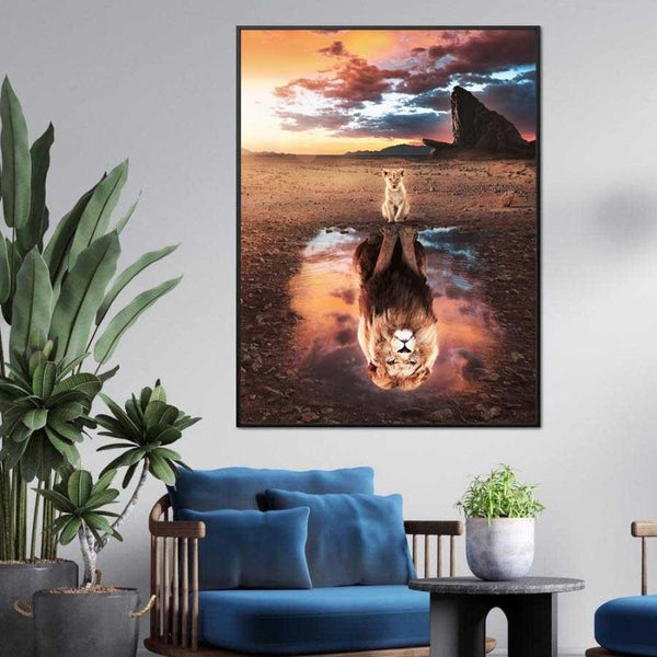Lion King Canvas Art - FanaticPrintz