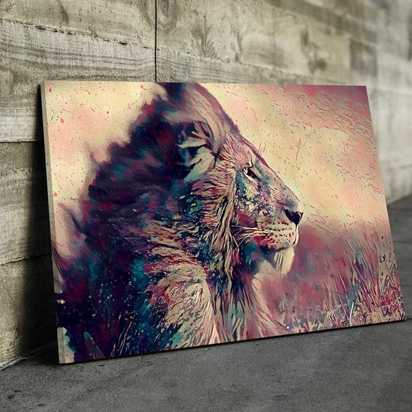 Lion Pose Canvas Set