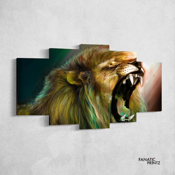 Lion Roar Canvas Set