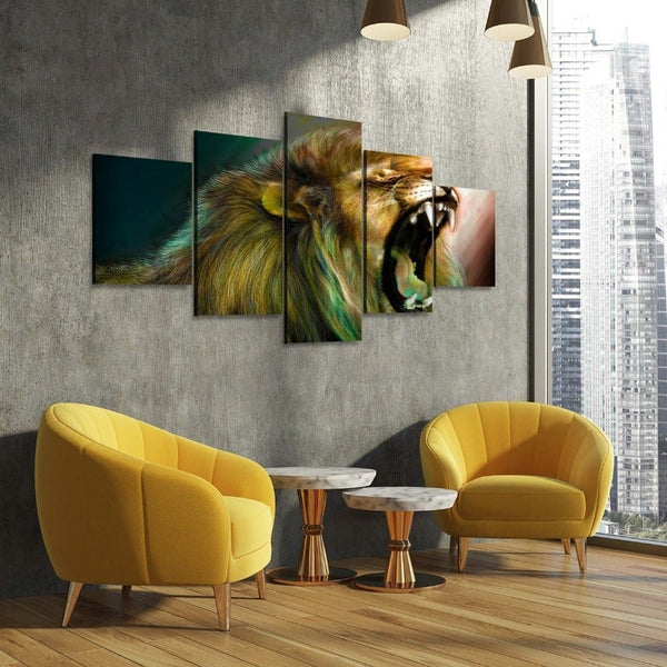 Lion Roar Canvas Set