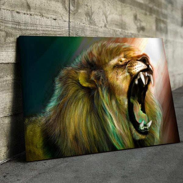 Lion Roar Canvas Set