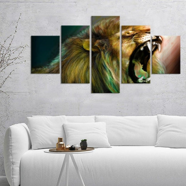 Lion Roar Canvas Set