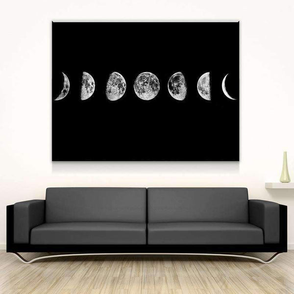 Lunar Cycles Canvas Set