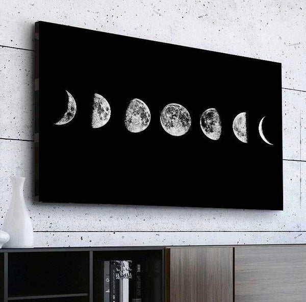 Lunar Cycles Canvas Set