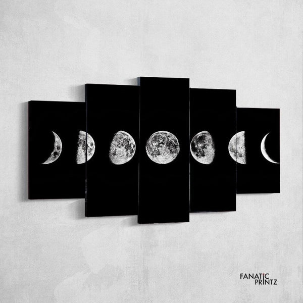 Lunar Cycles Canvas Set