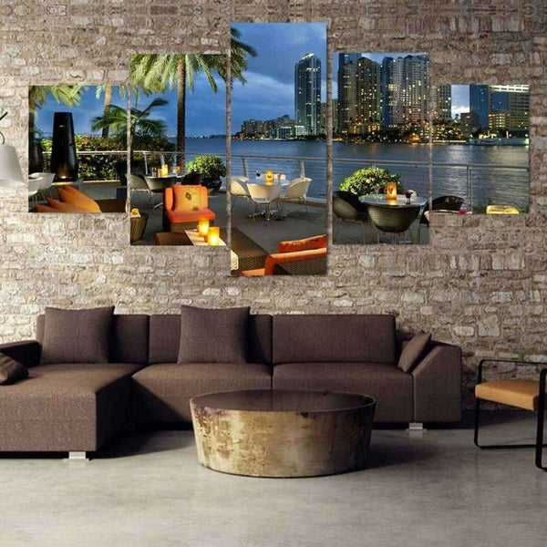 Miami Beach Canvas Set