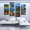 Miami Beach Canvas Set