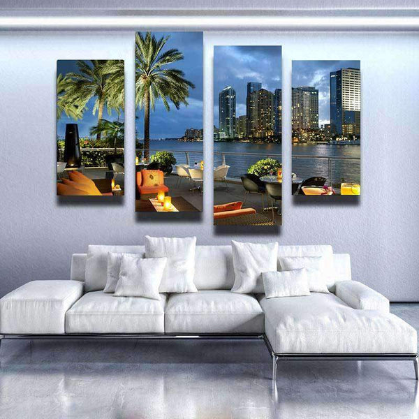 Miami Beach Canvas Set