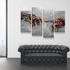 Michelangelo Colorful Gesture Canvas Set