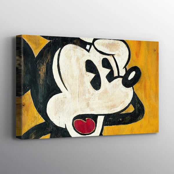 Mickey Mouse Vintage Print Wall Art Canvas - FanaticPrintz