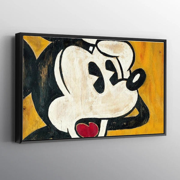 Mickey Mouse Vintage Print Wall Art Canvas - FanaticPrintz