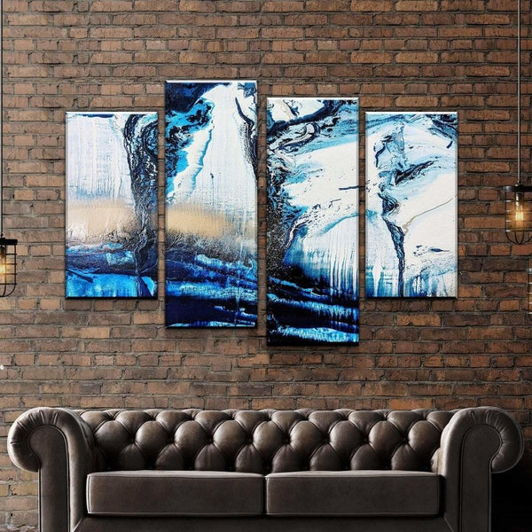 Midnight Waters Canvas Set By Amber Lamoreaux Art
