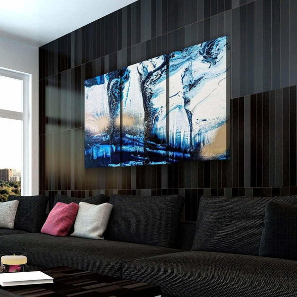 Midnight Waters Canvas Set By Amber Lamoreaux Art