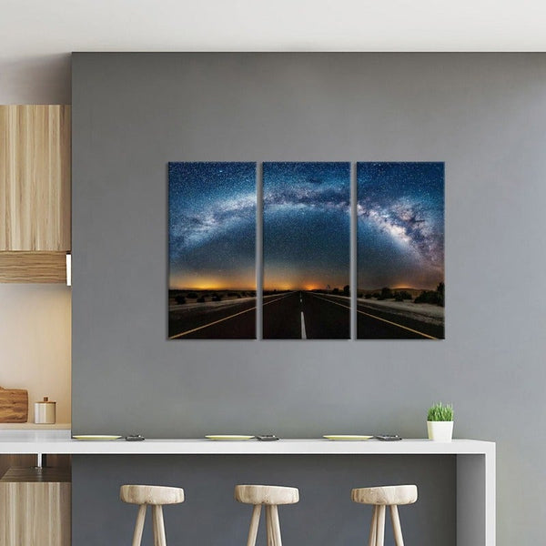 Milky Way Road Canvas Set