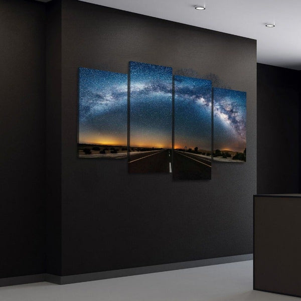 Milky Way Road Canvas Set