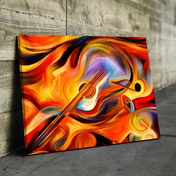Mind Of A Violinist Canvas Set