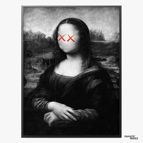 MONA X'ED LISA - LIMITED EDITION - FanaticPrintz