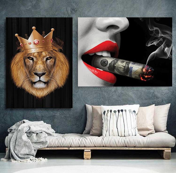 Money Burn And The King Canvas Bundle