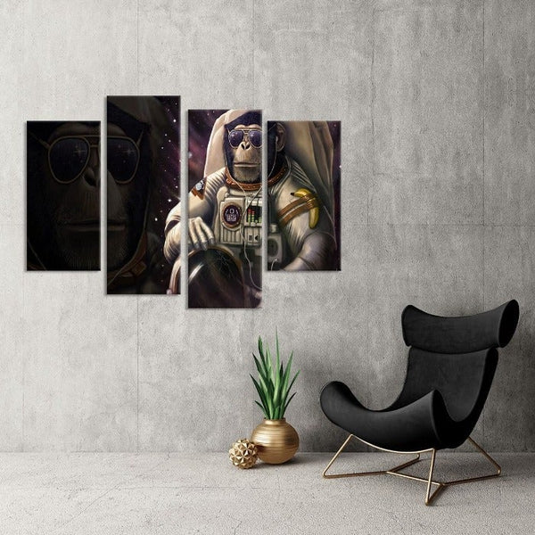 Monkey Astro Canvas Set