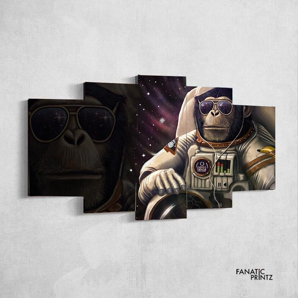 Monkey Astro Canvas Set