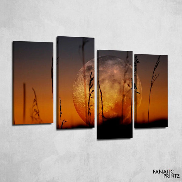 Moon and Sunset Canvas Set - FanaticPrintz