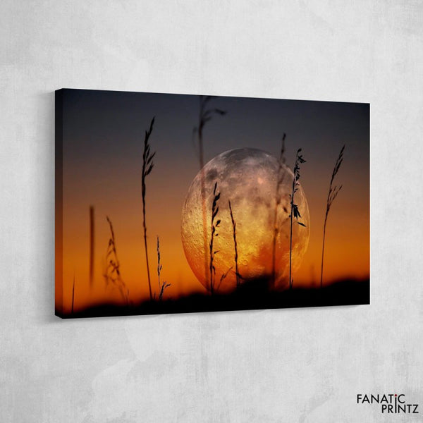 Moon and Sunset Canvas Set - FanaticPrintz