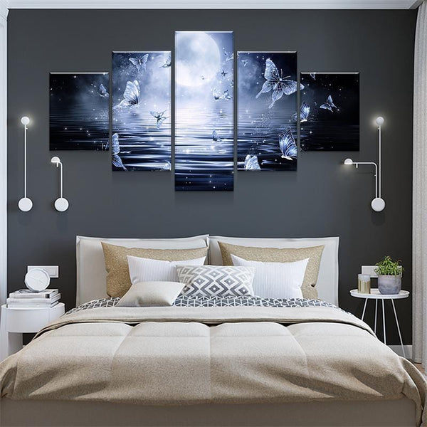 Moon Butterfly Effect Canvas Set
