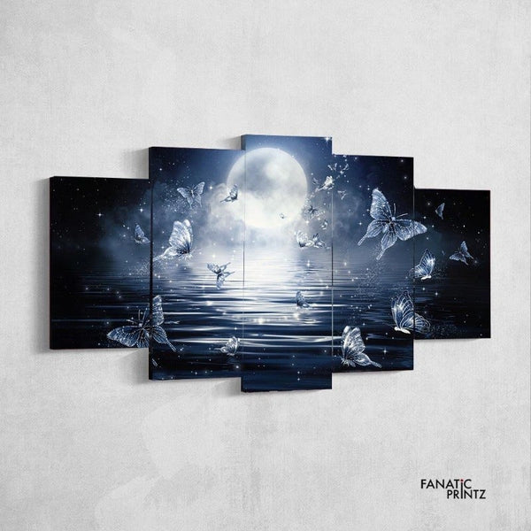 Moon Butterfly Effect Canvas Set