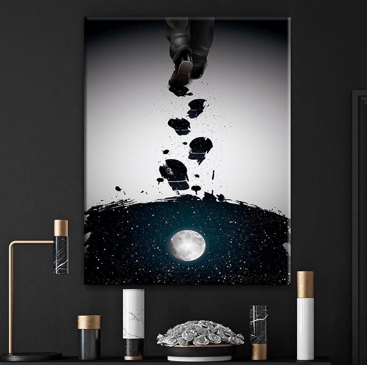 Moon Walk Canvas Set
