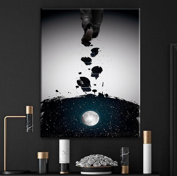Moon Walk Canvas Set