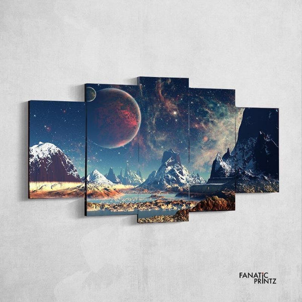 Mountain And Space Canvas Set