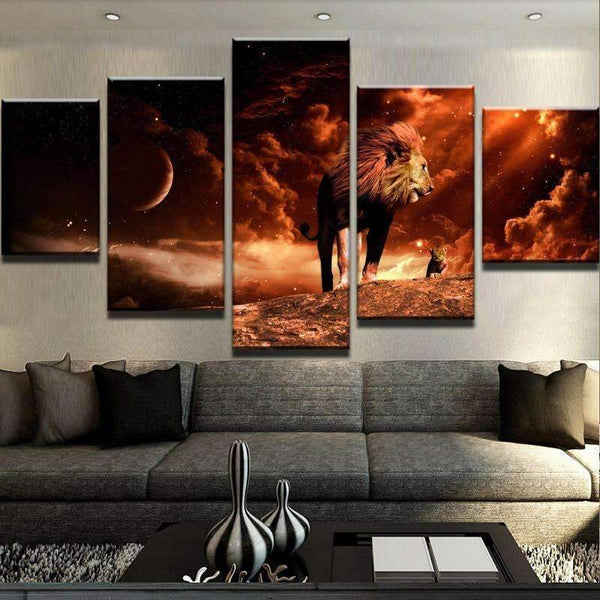 Mufasa Lion Canvas Set