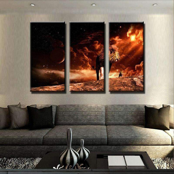 Mufasa Lion Canvas Set