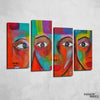 Multi Abstract Face Canvas Set - FanaticPrintz